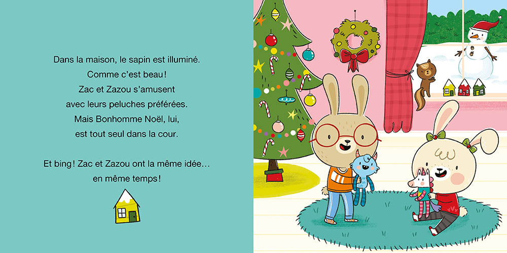 Zac et Zazou préparent Noël