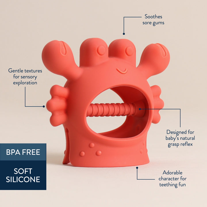 Jouet de dentition Bitzy Grip™ - Crabe
