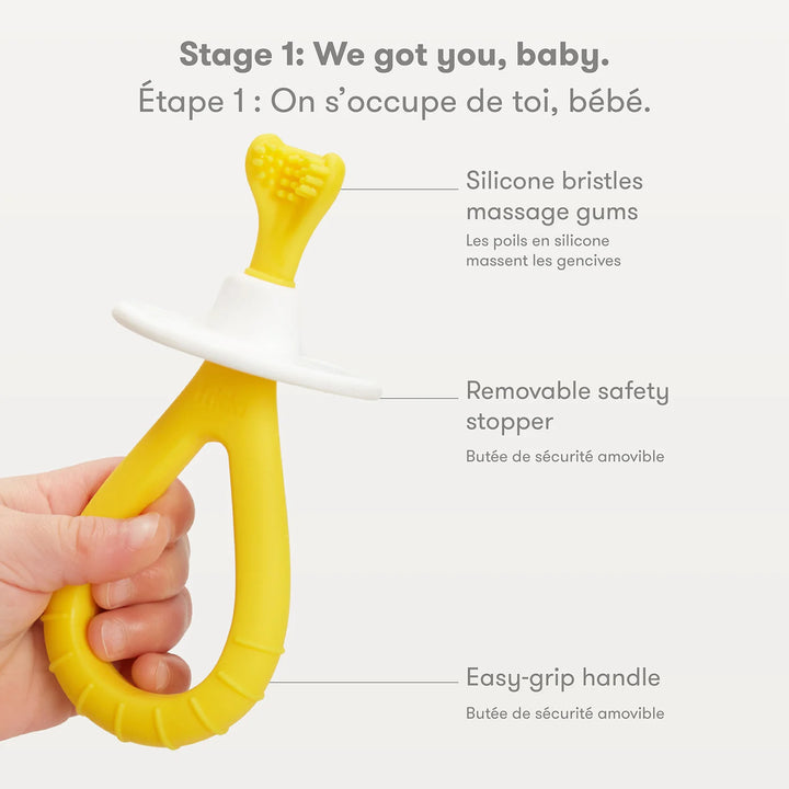 Ensemble de brosses à dents d'apprentissage Grow-With-Me
