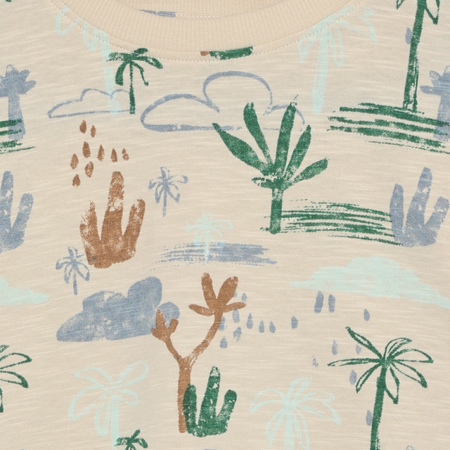 Short-sleeved sweater - Desert