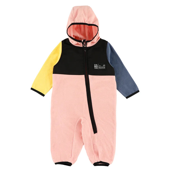 Combinaison en polar - Coral Blush