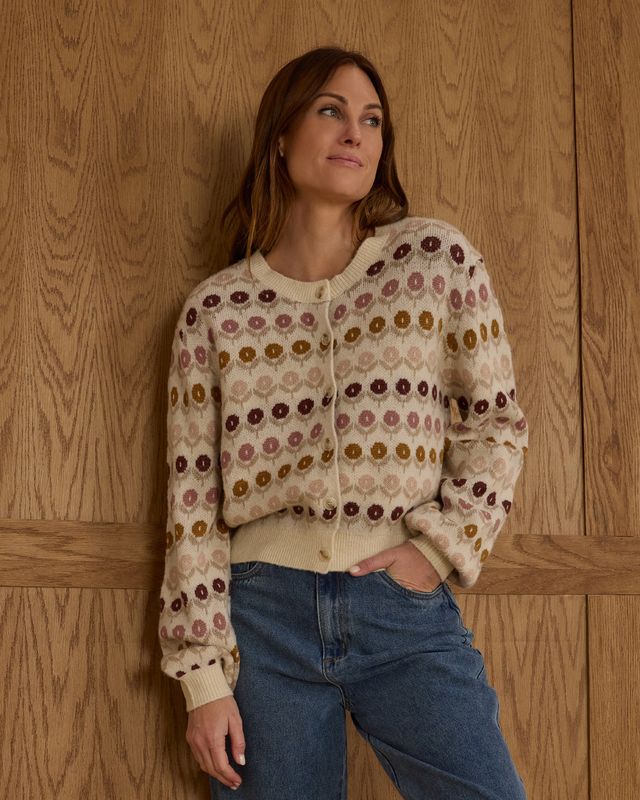 Cardigan Cheyenne - Floral Jacquard (femme)