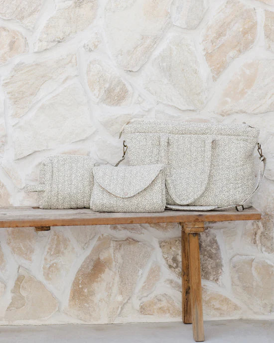 Sac à couches avec matelas à langer Jardin vert