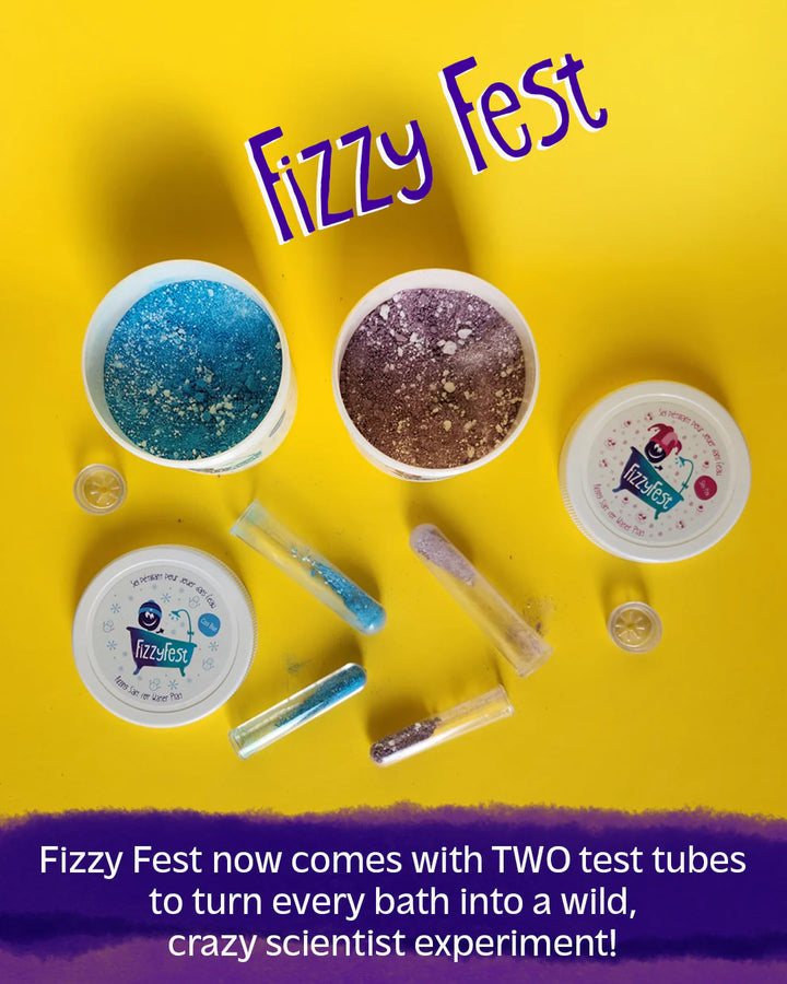 Sel de bain Fizzy Fest - Bleu frais