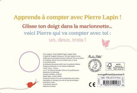 Le livre marionnette de Pierre Lapin et ses amis