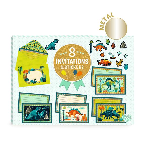 Invitations - Cric croc, Dino Rock