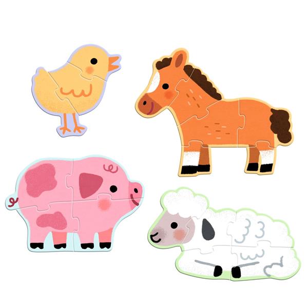 Primo Puzzle - À la ferme (3,4,5,6 mcx)