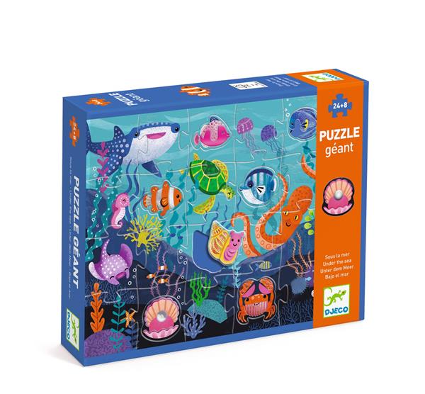 Casse-tête géant - Tactilo mer (32 mcx)