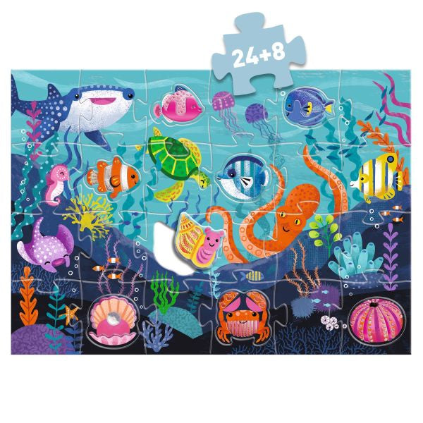 Casse-tête géant - Tactilo mer (32 mcx)