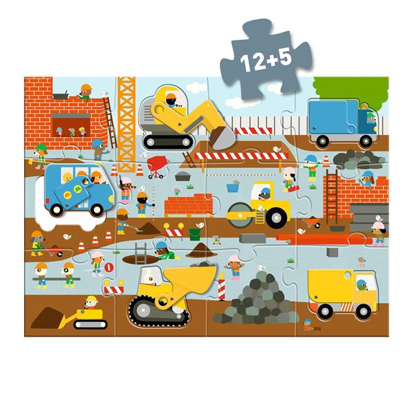 Casse-tête géant - Le chantier (12 mcx)