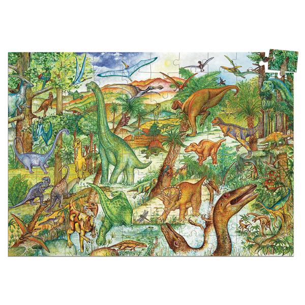 Casse-tête d’observation - Dinosaures (100 mcx)