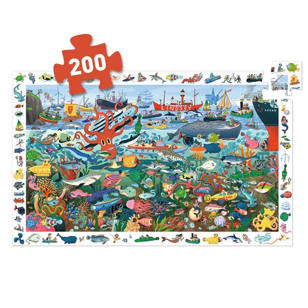 Casse-tête d’observation - Les secrets de la mer (200 pcx)