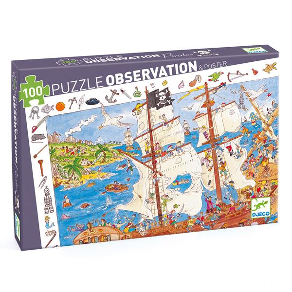Casse-tête d’observation - Pirates (100 mcx)