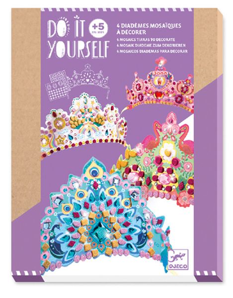 DIY - Diadèmes mosaiques : Comme une princesse
