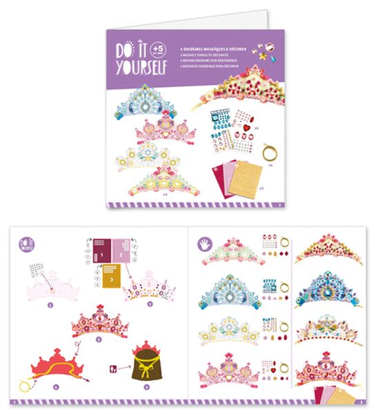 DIY - Diadèmes mosaiques : Comme une princesse