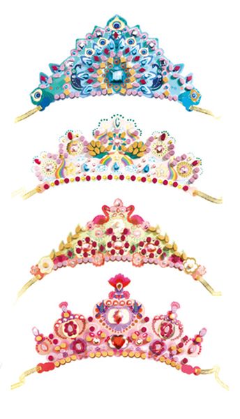 DIY - Diadèmes mosaiques : Comme une princesse