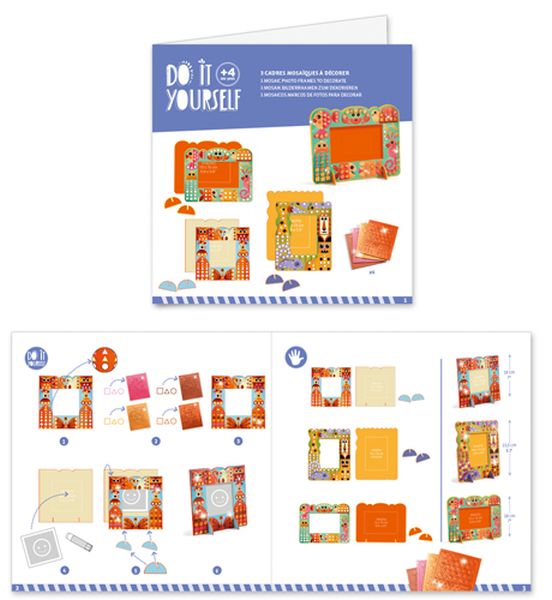 DIY - Mosaic Frames (Animal World)