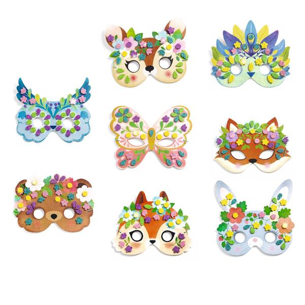 DIY - Masques mosaïques : Animaux de la forêt