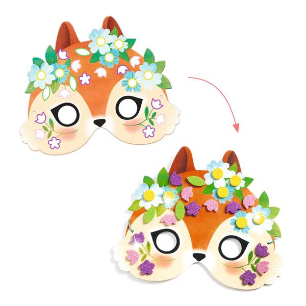 DIY - Masques mosaïques : Animaux de la forêt