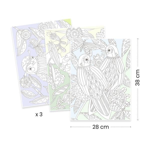 Colouring Gallery - Oiseaux