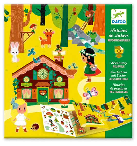 Histoires de stickers - La forêt magique