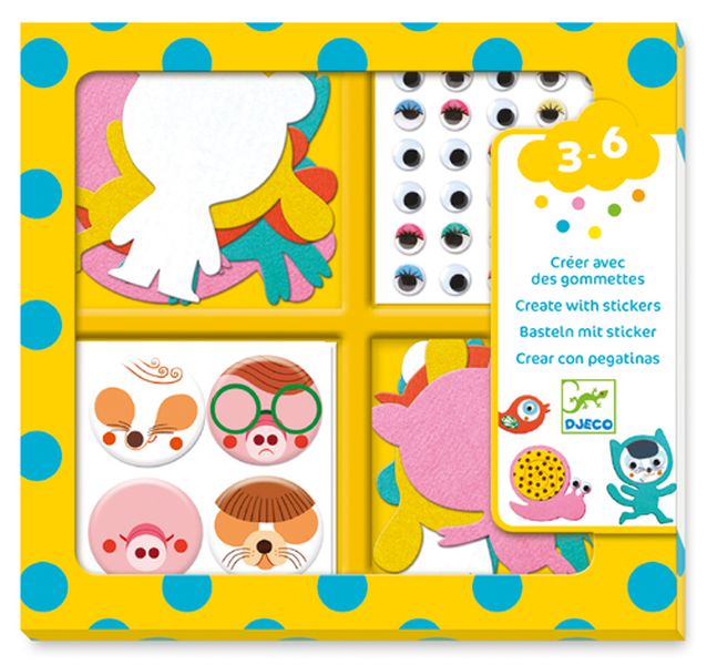 Gommettes et stickers - J'aime les animaux