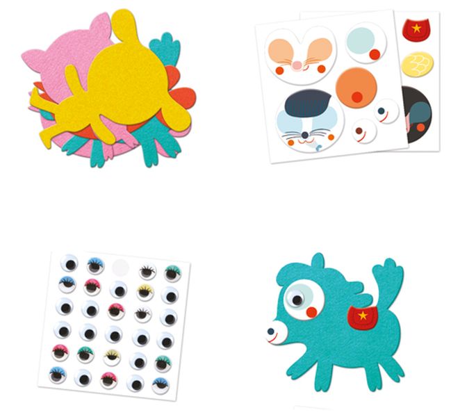 Gommettes et stickers - J'aime les animaux