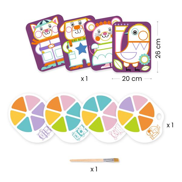 Peinture à la palette - Les Jouflus
