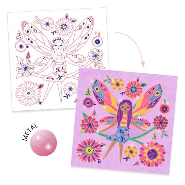 Coloriages surprises - Petites ailes