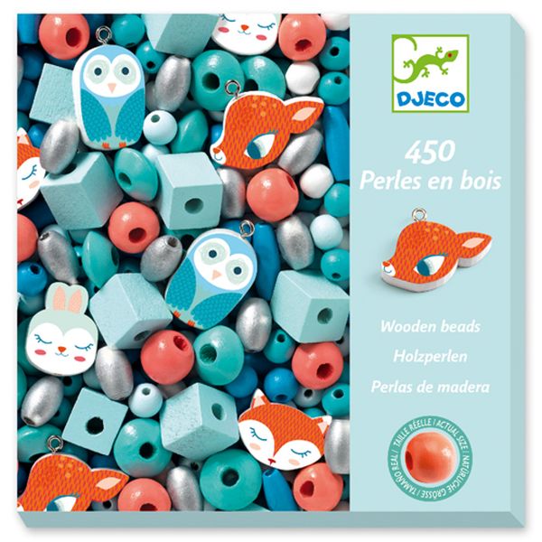 Perles en bois - Petits animaux