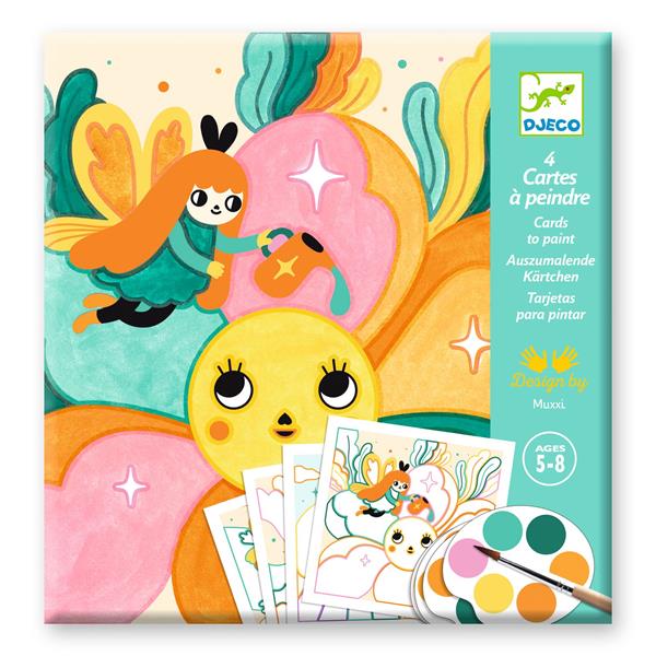 Cartes à peindre - Jardin féérique