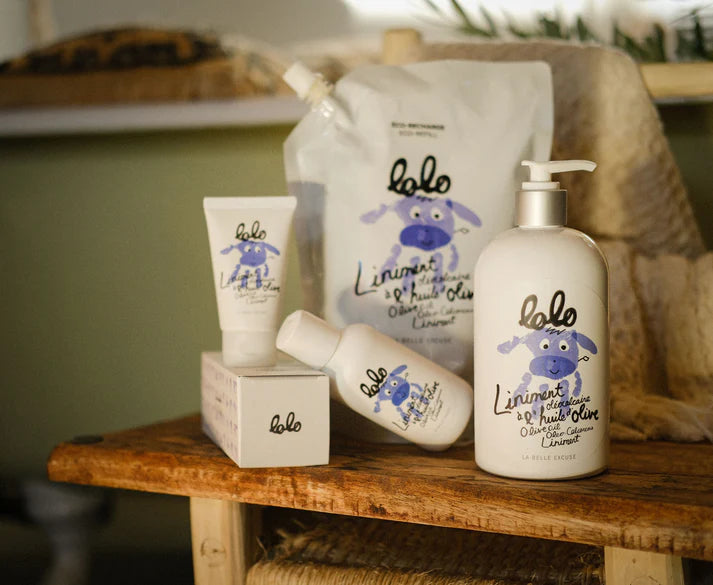 Liniment oléocalcaire à l'huile d'olive