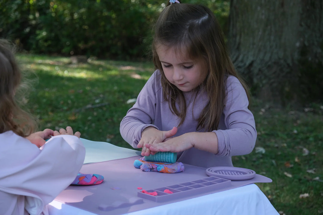 Napperon d'artiste en silicone pour enfant