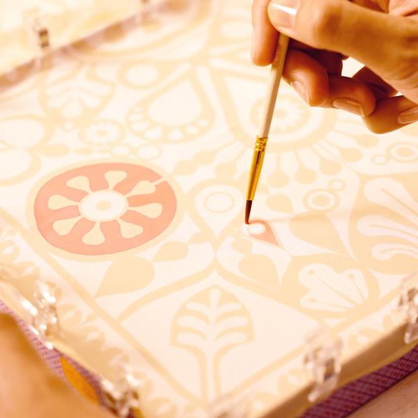 Atelier 11 : Peinture sur soie - Pétales