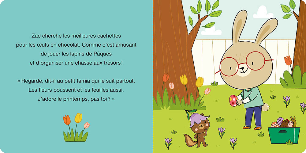 Zac et Zazou - La chasse aux œufs de Pâques