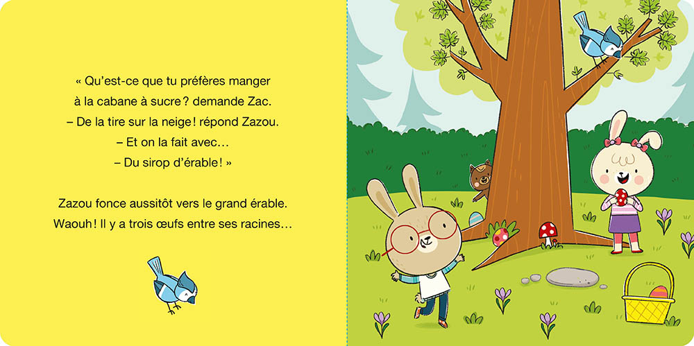 Zac et Zazou - La chasse aux œufs de Pâques