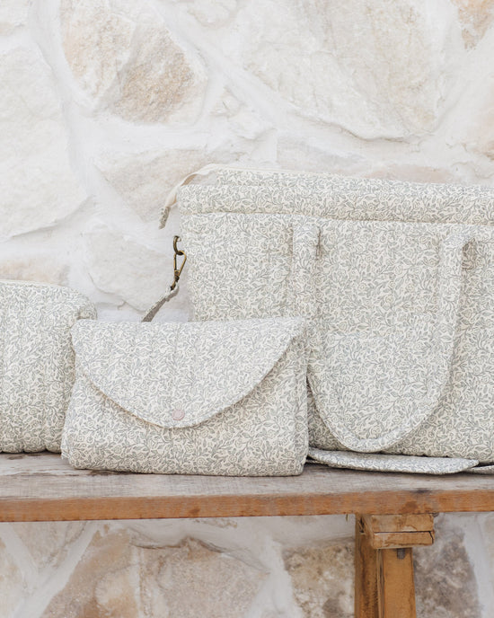 Sac à couches avec matelas à langer Jardin vert
