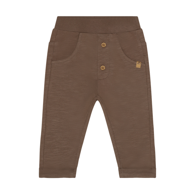 Pantalon en molleton - Brun chiné