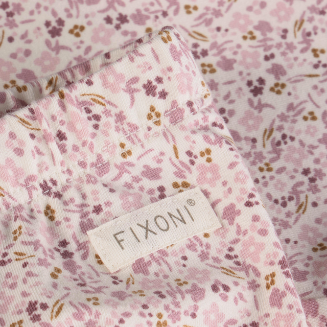 Leggings à imprimé de fleurs d'automne