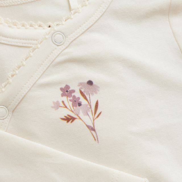 Cache-couche Eggnog avec petites fleurs