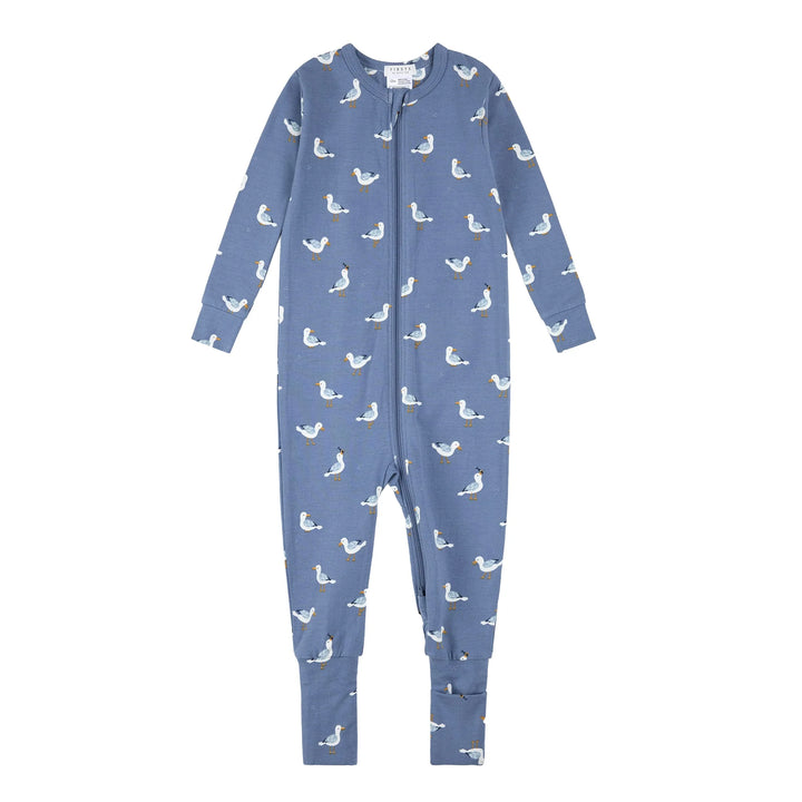 Pyjama une pièce convertible à imprimé de mouettes