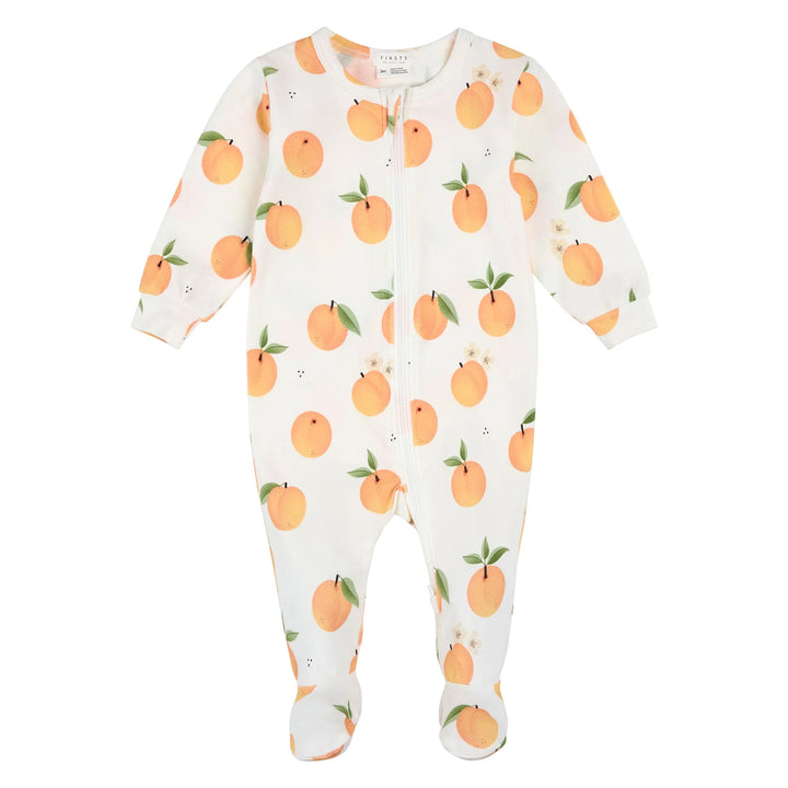 Pyjama une pièce à imprimé de pêches