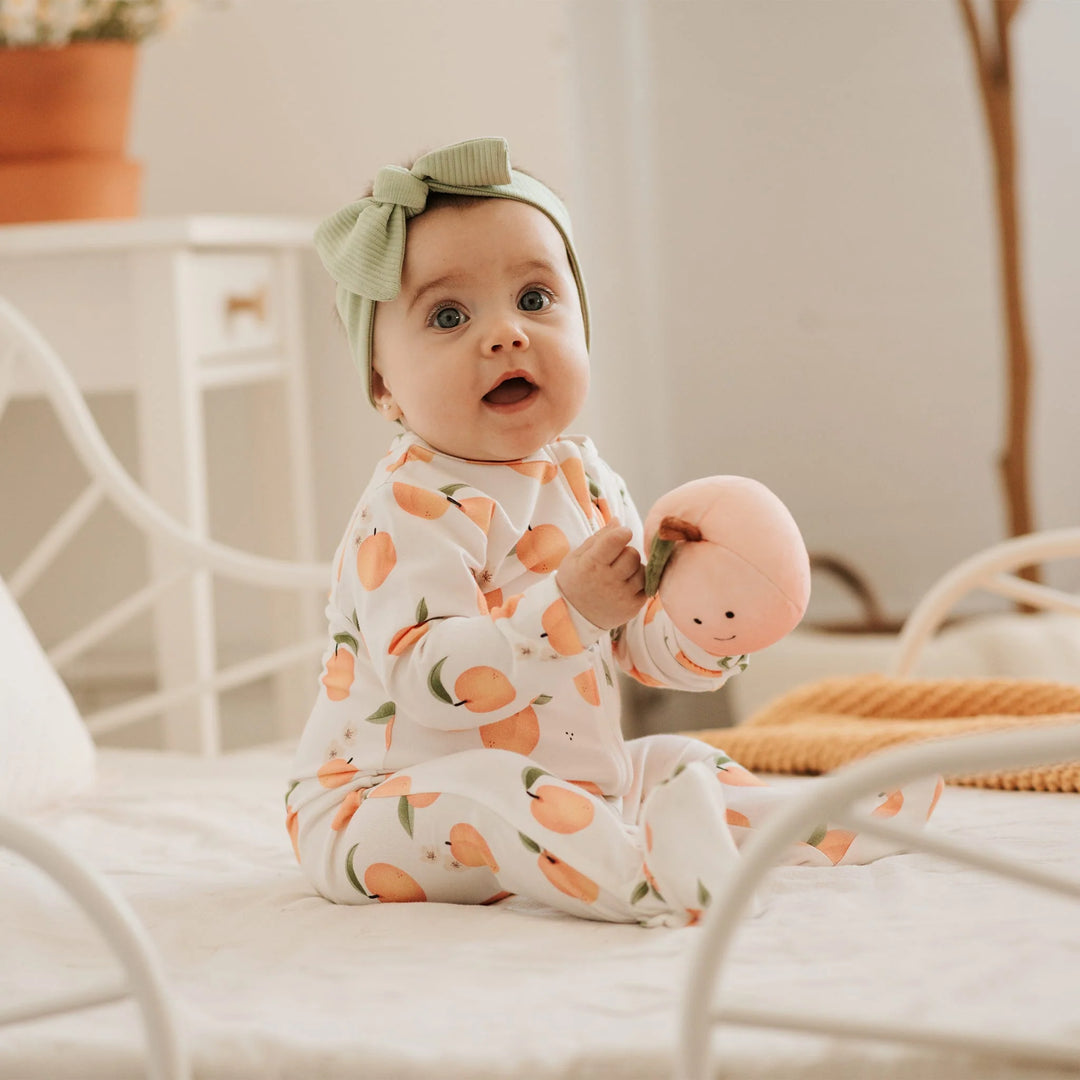 Pyjama une pièce à imprimé de pêches