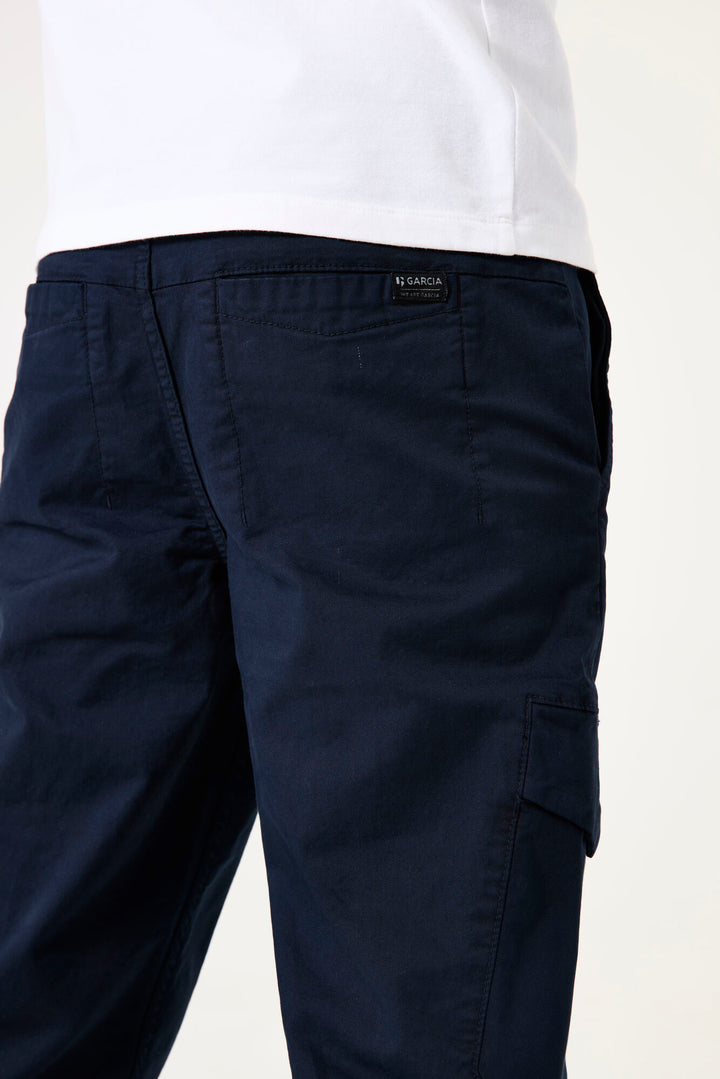 Pantalon cargo marine