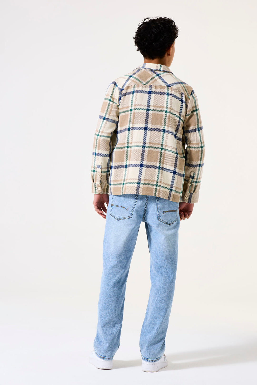 Surchemise Plaid beige