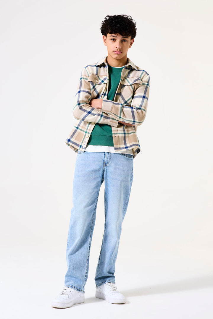 Surchemise Plaid beige
