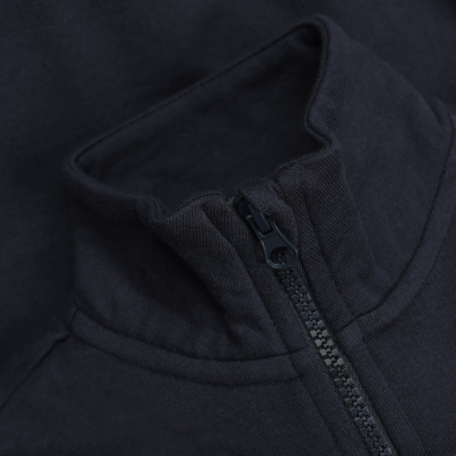 Sweat à col zippé marine
