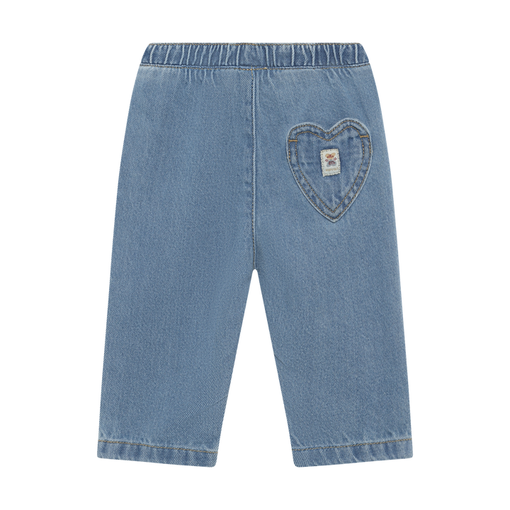 Pantalon en denim avec poche en cœur