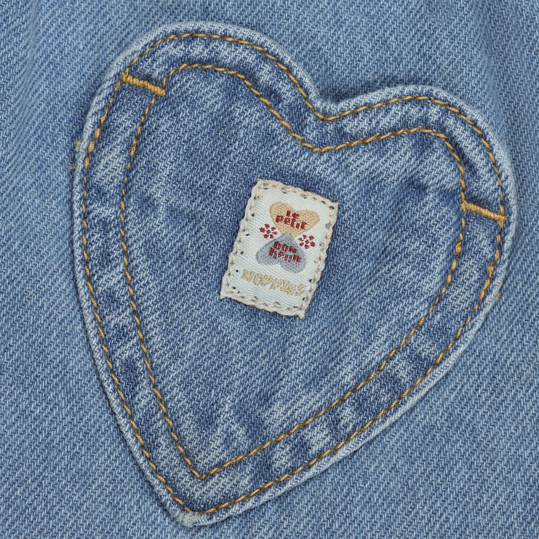 Pantalon en denim avec poche en cœur