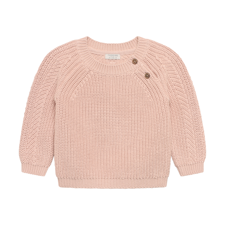 Chandail en tricot Rose pâle